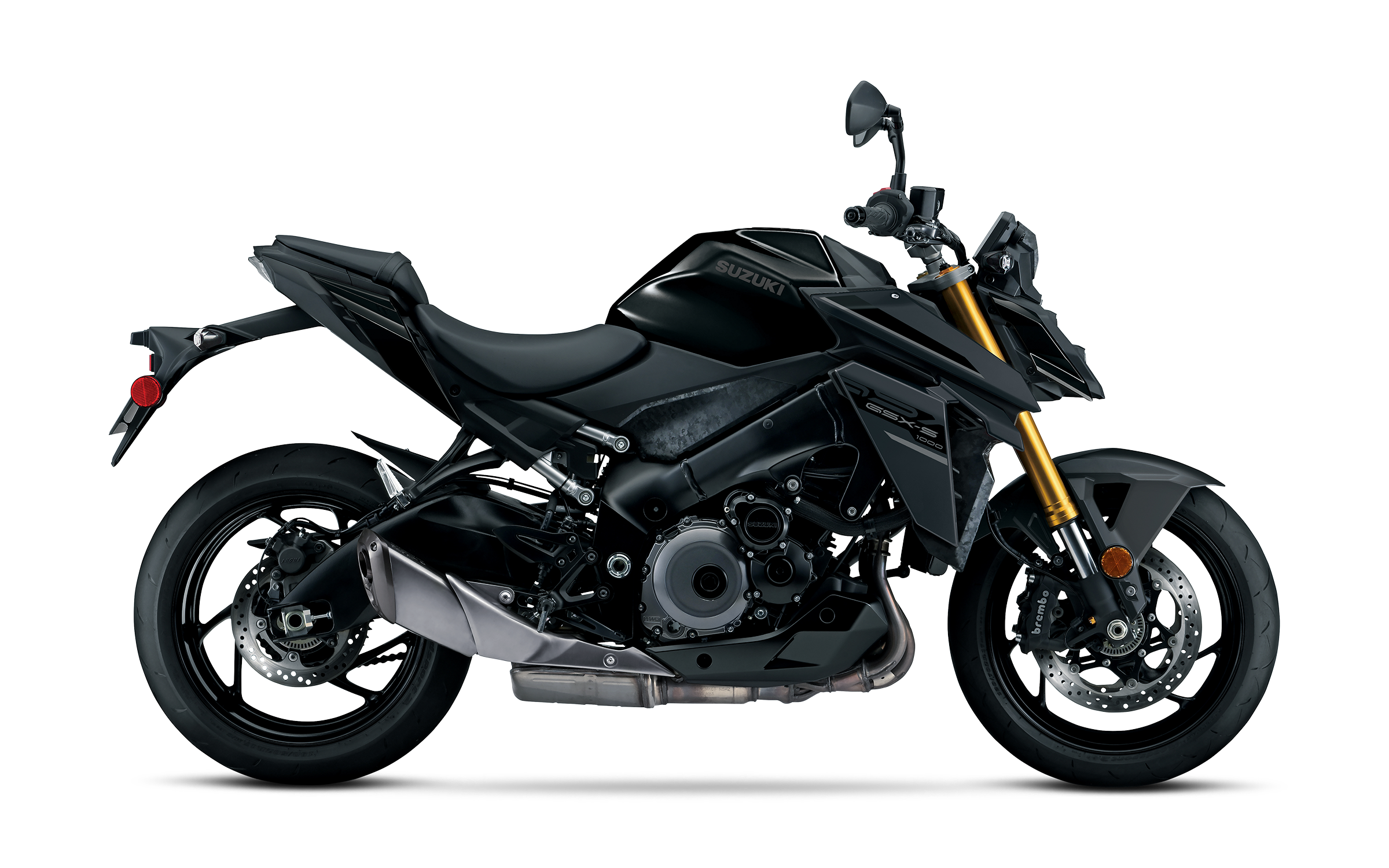 2027 Suzuki GSX-S1000 in Glass Sparkle Black, right side profile
